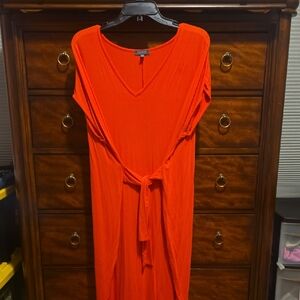 Madison Vibrant Orange  Dress